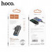 OTG переходник USB(AF)-Lightning(AM)+Type-C(AM) HOCO UA17, Black