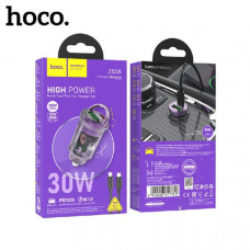 АЗУ USB-USB-C (Type-C)-Type-C HOCO Z53A 1м, PD30W+QC3.0A18W, Purple