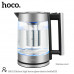 Чайник электрический HOCO HA01A 2000W 1,8л . Материал: боросиликатное стекло. Морозостойкость и термостойкость. Съемная крышка и заварочный фильтр.