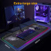 Коврик для мышки тканевый игровой Faizfull PAD90 RGB-подсветка, кабель USB-micro, 90х40см