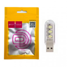 Светильник USB DREAM STYLE C6 3 LED COOL ( холодный свет), в блистере
