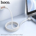 Кабель магнитный Type-C-Mag3 HOCO X103 2м, шнур, White. Поддержка магнитной зарядки для мacBook 140W (28Vх5A) макс.