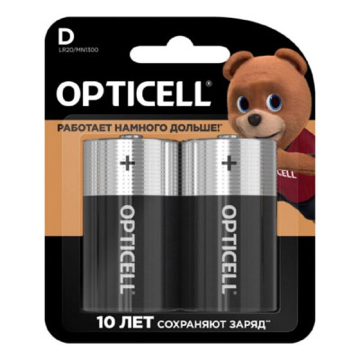 Батарейка OPTICELL LR20 BL-2 (2/20)