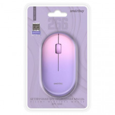 Мышь беспроводная Smartbuy 266AG (SBM-266AG-V) фиолетовый, оптическая(1/40)