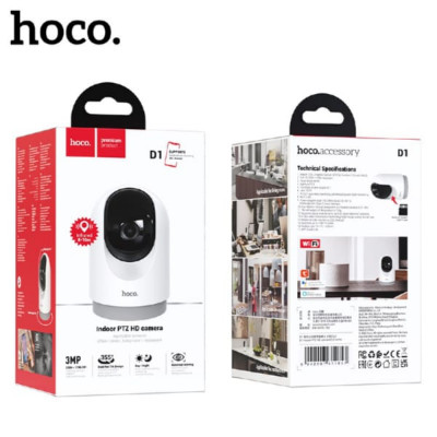 Видеокамера IP WI-FI HOCO D1 ndoor PTZ HD White 
Камера для дома Hoco D1 PTZ HD
13млн, Full HD 23041296, цветная смарт камера.
Двусторонний голосовой интерком, инфракрасное ночное видение.
Поддержка цифрового WDR, 3D шумоподавление.
Конструкция с двойным 