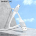 АКЦИЯ!!! Кабель Type-C BOROFONE BX101 1м, 3A, TPE, White. Продается КРАТНО 30шт!!!