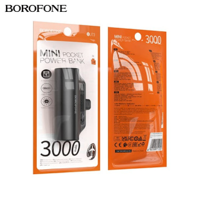 АКЦИЯ!!! Внешний аккумулятор 3000 mAh BOROFONE BJ73 (Lightning) Black. Продается КРАТНО 3шт!!!
Карманный размер. Выход Lightning, Вход Type-C
Тип батареи: литий-ионный аккумулятор
Емкость: 3000mAh 11.1Wh
Номинальная емкость: 1800mAh(5V TYP 2A)
Вход: USB-C
