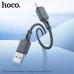 Кабель Type-C HOCO X101 1м, 3A, силикон, Black