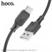 Кабель Type-C HOCO X101 1м, 3A, силикон, Black