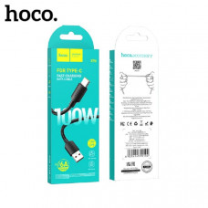Кабель Type-C HOCO X96 1м, 6A, TPE, Black