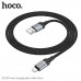 Кабель Micro USB HOCO X102 1м, 2.4А, шнуровой, Black