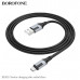 Кабель Micro USB BOROFONE BX101 1м, 2,4А, TPE, Black
