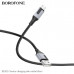 Кабель Micro USB BOROFONE BX101 1м, 2,4А, TPE, Black