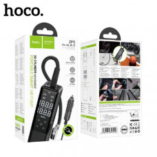 АКЦИЯ!!!Автомобильный компрессор HOCO ZP5 Black. Продается упаковкой 3 шт. Материал: АБС+силикон. Вес нетто: 510г. Размер: 52х52х171мм. Входное напряжение: DC12V. Интерфейс питания: прикуриватель. Максимальное давление воздуха: =  bar. Непрерывное использ
