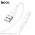 Кабель Lightning HOCO X83 1м, 2.4A, White, ПВХ