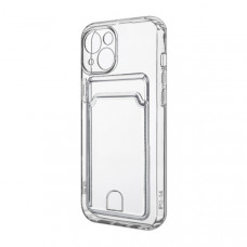 Чехол прозрачный iP 15 Plus Card Case 1.5mm
