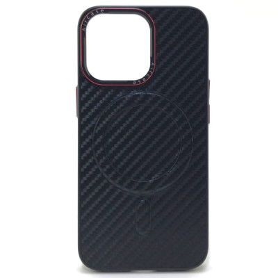 Чехол MagSafe iP 13 Pro Carbon Case, цвет Black