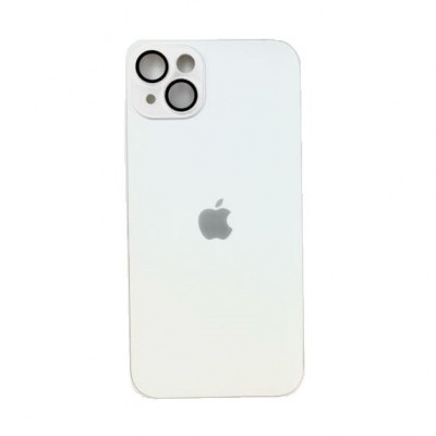 Чехол стеклянный iP 13 Pro AG-Glass Silicone Case с защитой камеры, цвет White
