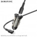 АЗУ 2USB-C (Type-C)-Lightning BOROFONE BZ26B 1м, PD25W+ QC3.0A 20W, Black. USB-C 1+ USB-C 2 = 45W.
