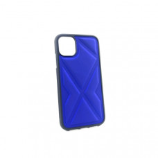 Чехол силиконовый iP 15 Plus рельефный, цвет Blue