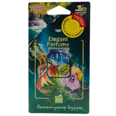 Освежитель (ароматизатор) подвесной жидкий Jam perfume Elegant Perfume