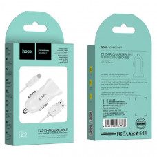 АКЦИЯ! АЗУ-USB MicroUSB HOCO Z2, кабель 1м, 1.5A White (КРАТНО 5 шт)