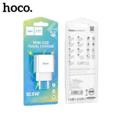 СЗУ-USB HOCO C106A 10.6W White АКЦИЯ!!! Кратно 20 шт!