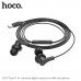 Гарнитура вакуумная HOCO M114 аудио разъем Type-C, Black. Длина 1.2м. Материал: ABS+TPE.