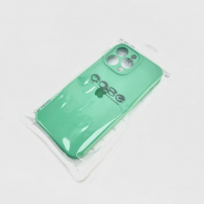 Чехол iP 14 Pro Max Silicone Case, закрытая камера, техпак (Spearmint)
