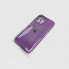 Чехол iP 14 Pro Max Silicone Case, закрытая камера, техпак (Brinjal)