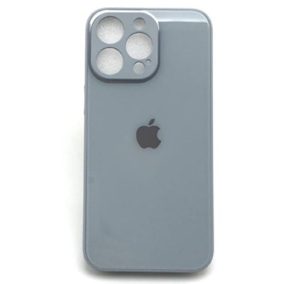 Чехол стеклянный iP 13 Pro Max Glass техпак, Lavander