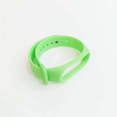 Ремешок силиконовый для Mi Band 3/4, Grass Green (техпак)