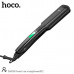 Выпрямитель HOCO DAR35 Black. Мощность: 80-120 Вт. Длина кабеля: 2.15 м. Вход: AC100-240V, 50/60Гц. Материал нагревательного элемента: алюминий, распыленный керамической глазурью. Регуляция температуры: 6 уровней (50C-230C). Время автоматического выключен