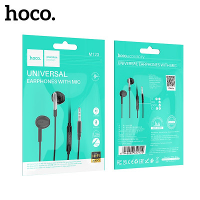 Наушники вкладыши HOCO M123 Black