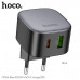 СЗУ-USB-USB-C HOCO CS32A PD20W+QC3.0, Black