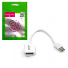 OTG переходник USB(AF)-micro USB(AM) JOOVE J-07, White, длина 17см АКЦИЯ!!! КРАТНО 10шт!!!