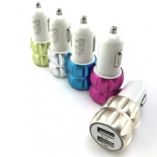 АКЦИЯ!!! АЗУ-2USB ADC-21 1А+2,1А, цвет микс. Продается КРАТНО 20шт!!!