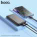 Внешний аккумулятор 10000 mAh HOCO J123 Black. Емкость: 10000 мАч, 37 Втч. Вход: Тип-C/Микро: 5 В/2 А. Выход: USB-A 1/2: 5 В/2 А; Общий выход: 5 В/2 А, светодиодный индикатор. Размер: 143x68x16 мм; Вес: 227 г.