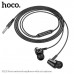 Гарнитура вакуумная HOCO M112 Black. Длина 1,2м, с МК.