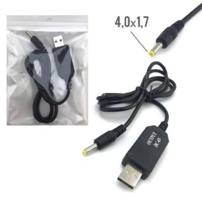 Кабель USB преобразователь JOOVE RS071 5V-6V/1A (4.0х1.7), в блистере