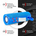 Портативная колонка FUMIKO HARP синяя Интерфейс подключения: AUX (3.5 мм), Bluetooth, microUSB, USB, FM; microSD, флешка; Разъемы: DC-5V, TF-CARD, USB 2.0;Питание: от аккумулятора; Емкость аккумулятора: 1200 мАч; Материал корпуса: пластик, ткань; Размеры 