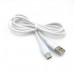 Кабель Type-C Celebrat CB-31 1м, 3A, ПВХ, White (Передача данных)