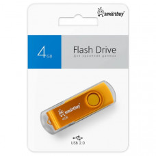 USB флеш-диск 4Gb Smartbuy Twist Жёлтый