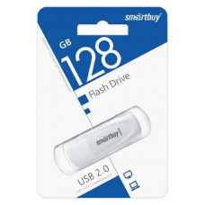 USB флеш-диск 128GB Smartbuy Scout белый