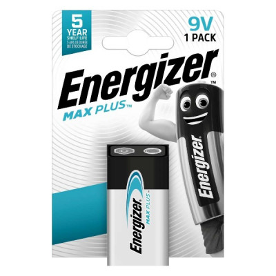 Батарейка Energizer MAX Plus Крона 6LR61 BL1 Alkaline 9V (1/12/6480)