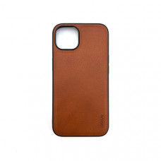Чехол кожаный Coblue iP 15 Pro, цвет Brown