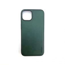 Чехол кожаный Coblue iP 15 Pro Max, цвет Dark Green