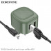 СЗУ-2USB Micro BOROFONE BAS21A 2.1A, длина кабеля 1 метр, Olive Green