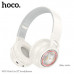 Гарнитура беспроводная полноразмерная Bluetooth HOCO W50 Cute fun Milky White. Емкость аккумулятора: 400 мАч. Время зарядки: около 2 часов. Вес: 163г. Поддержка режимов ВТ, AUX.