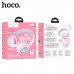 Гарнитура беспроводная полноразмерная Bluetooth HOCO W50 Cute fun Pink Емкость аккумулятора: 400 мАч. Время зарядки: около 2 часов. Вес: 163г. Поддержка режимов ВТ, AUX.
